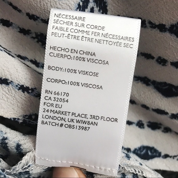 Silence & Noise Blue & Gray Printer Harper Cross - Picture 8 of 8